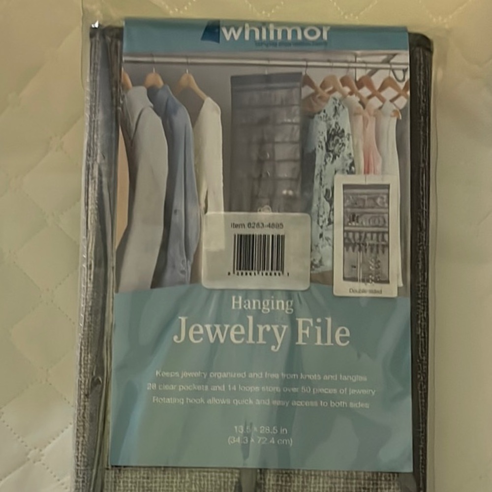 Whitmor Hanging Jewelry Organizer